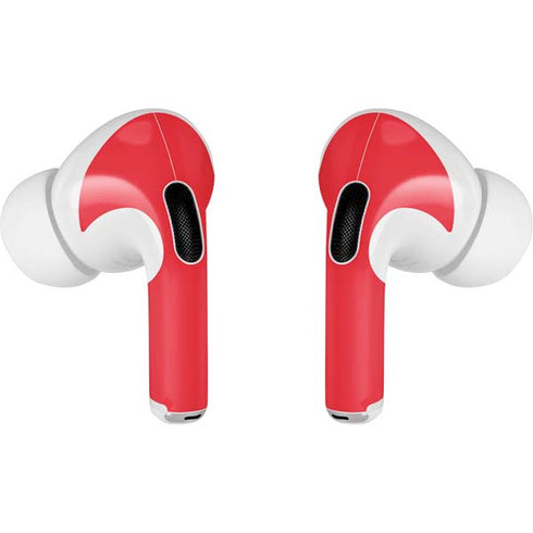 Red Solid Apple AirPods Pro Skin